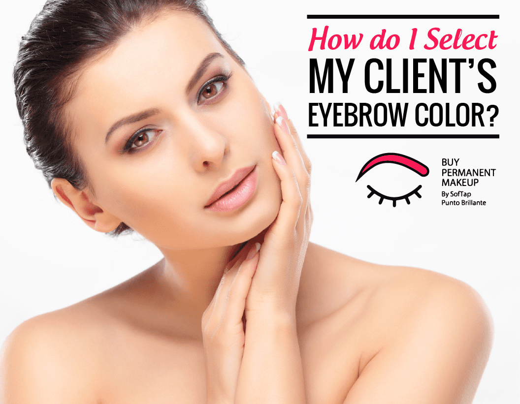 How do I Select My Client's Eyebrow Color