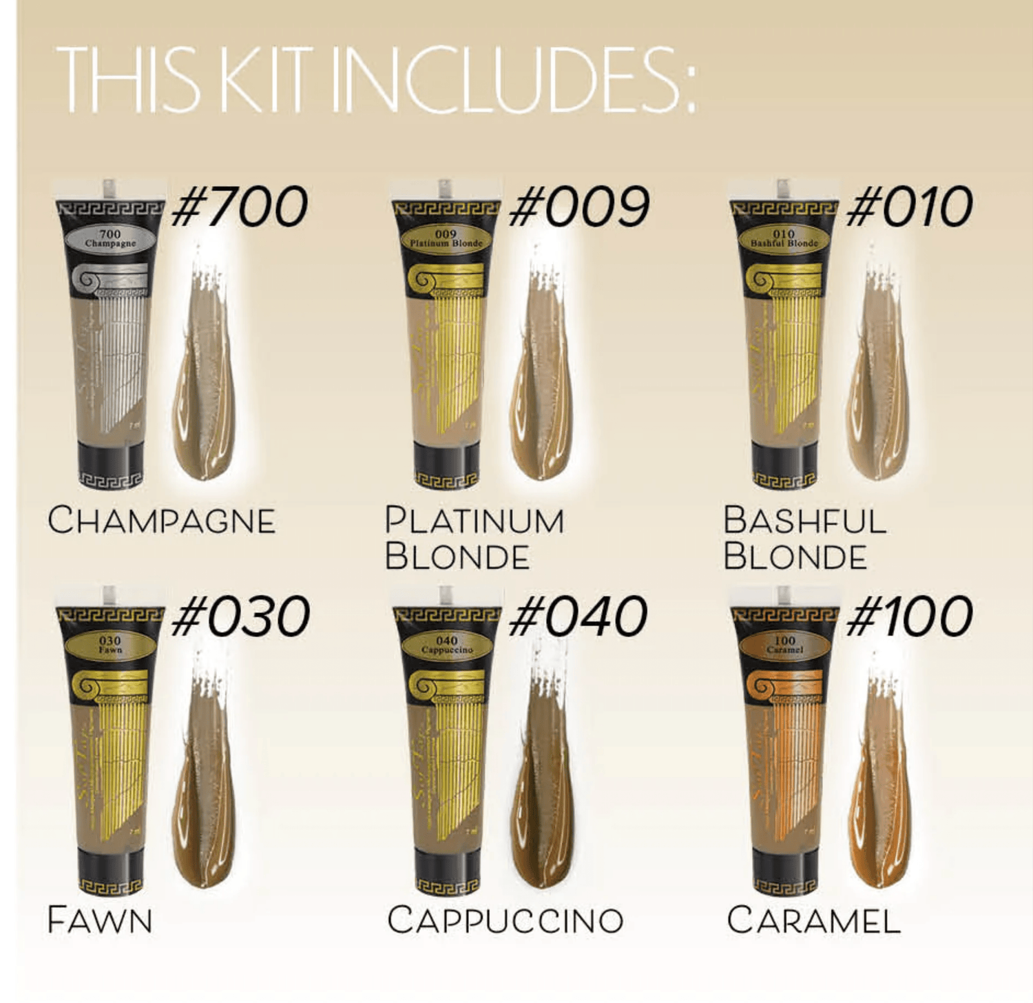 Kit de Color | Cejas rubias