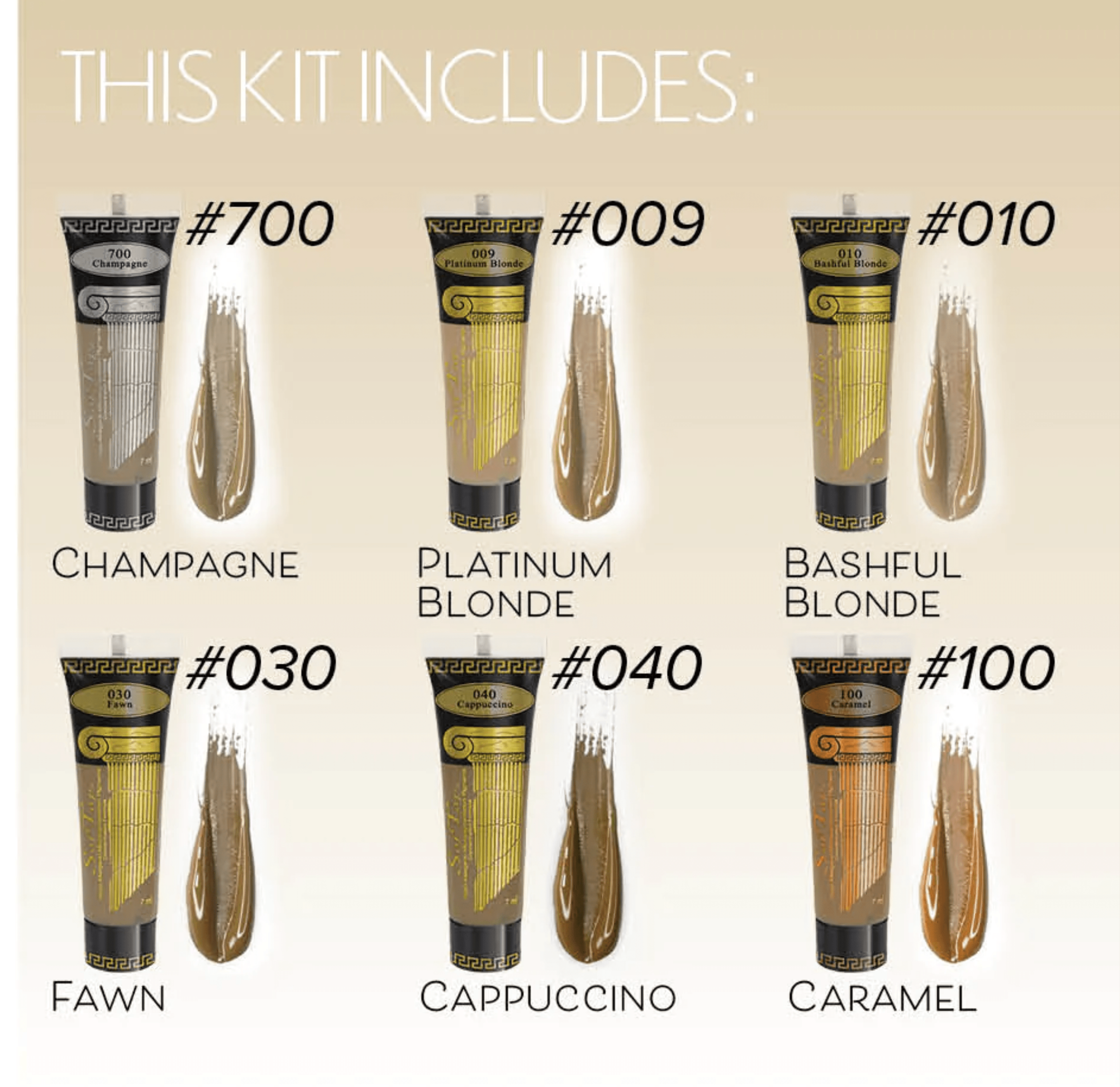 Kit de Color | Cejas rubias