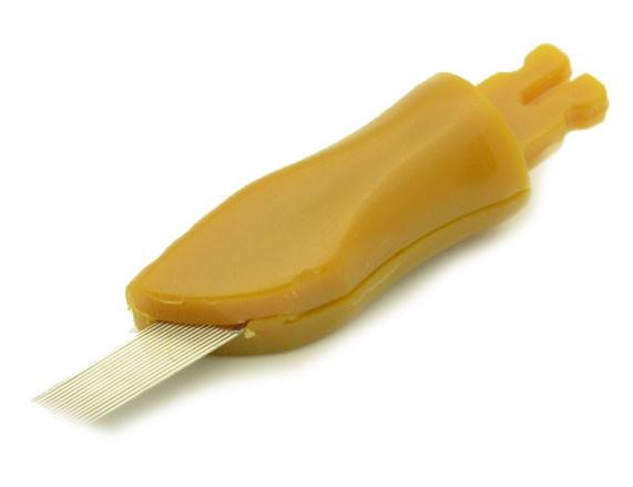 16 Prong Extra Fine Curve Needle - Softap Click Tip for Microblading