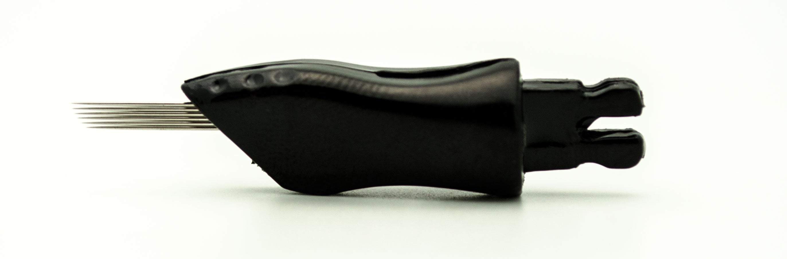 Aguja curva regular de 6 puntas - punta click