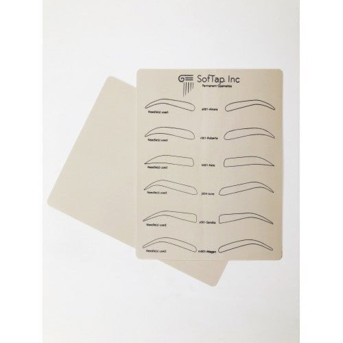 Practice Pad | Pre-printed Eyebrow Shapes