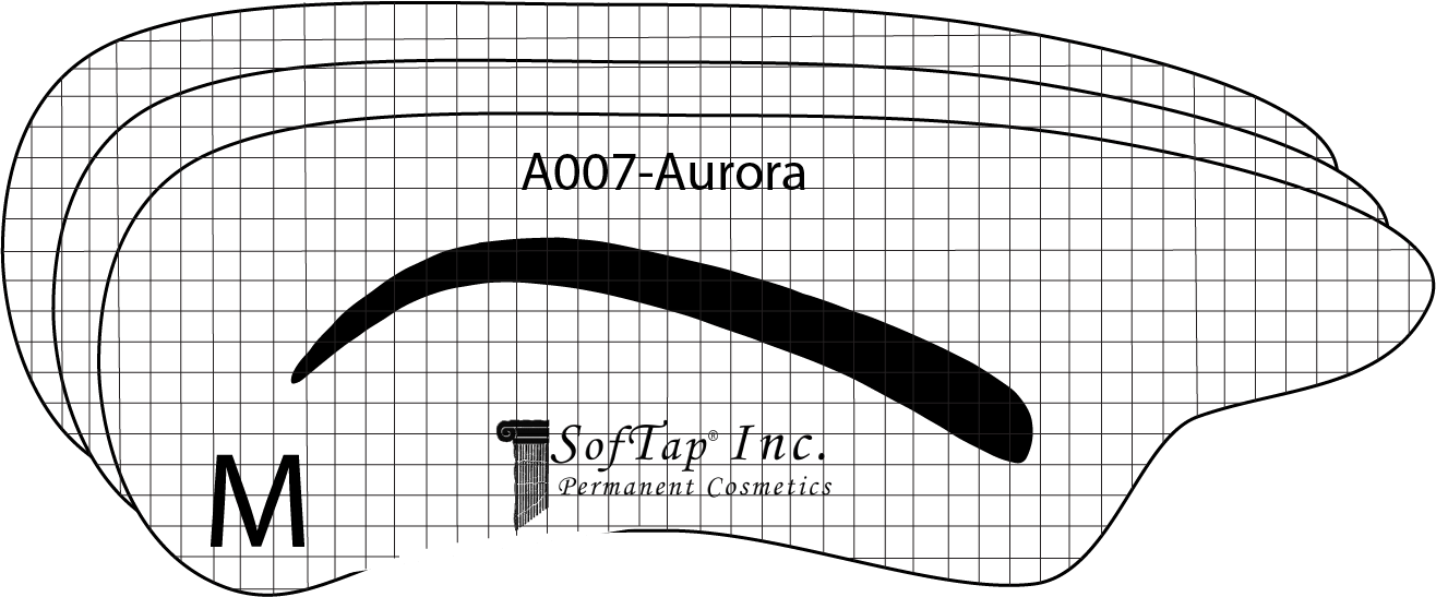 Stencil para Cejas A007 - Aurora