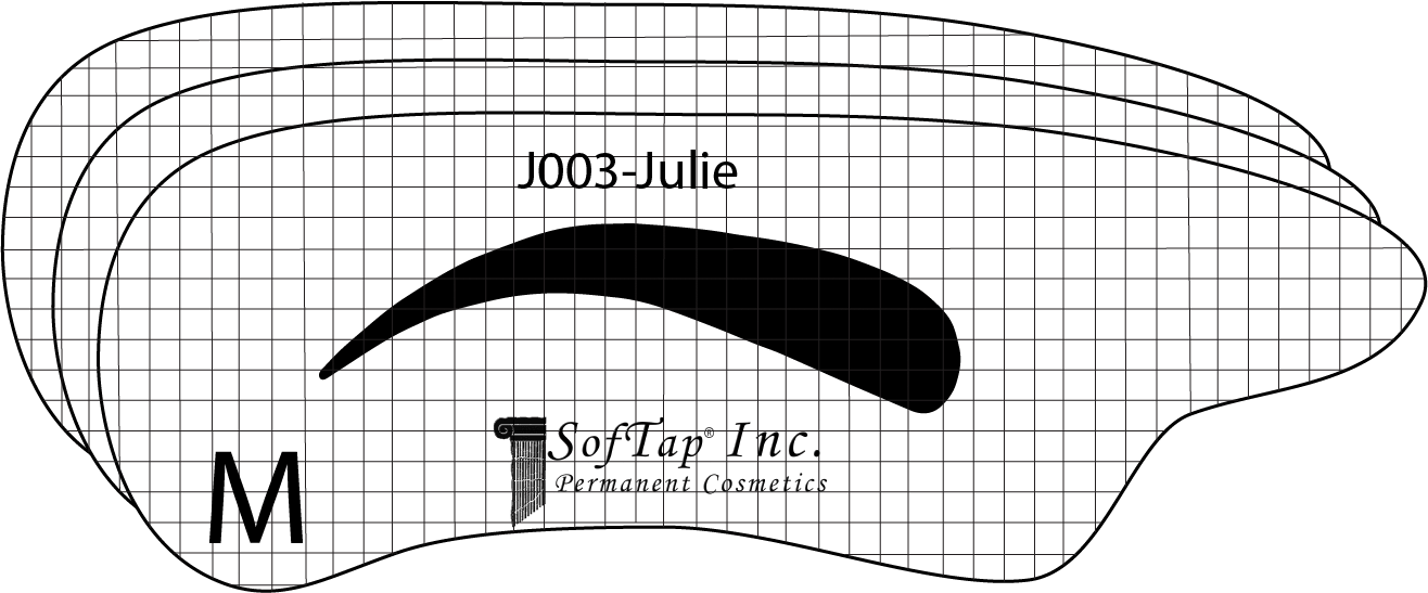 Stencil para Cejas J003 - Julie