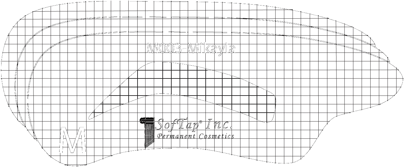 Stencil para Cejas M003 - Mikayla