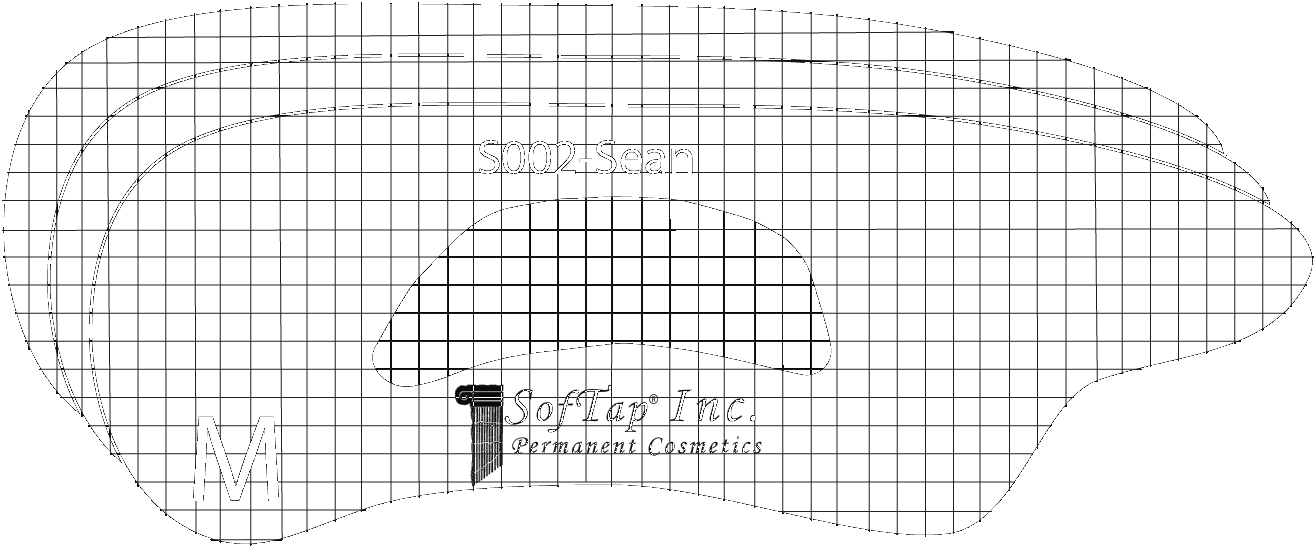 Stencil for Eyebrows S002 - Sean