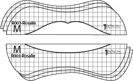 Stencil for lips R003 - Rosalie
