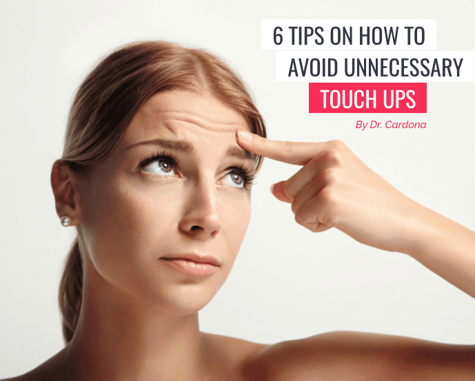 6 Tips on How to Avoid Making Unnecessary Touch-Ups