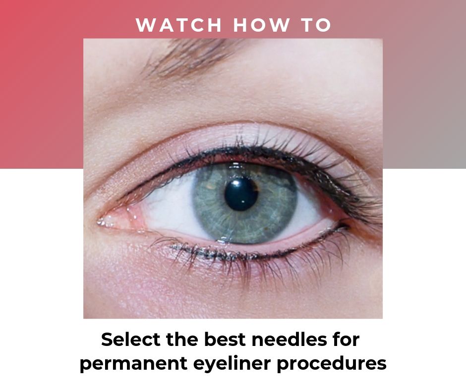 Watch this video to learn how to select the best needles for eyeliners