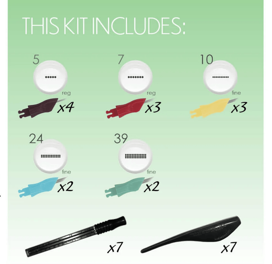 Eyeliner Needle Mini Kit  | Thin Definition Liner