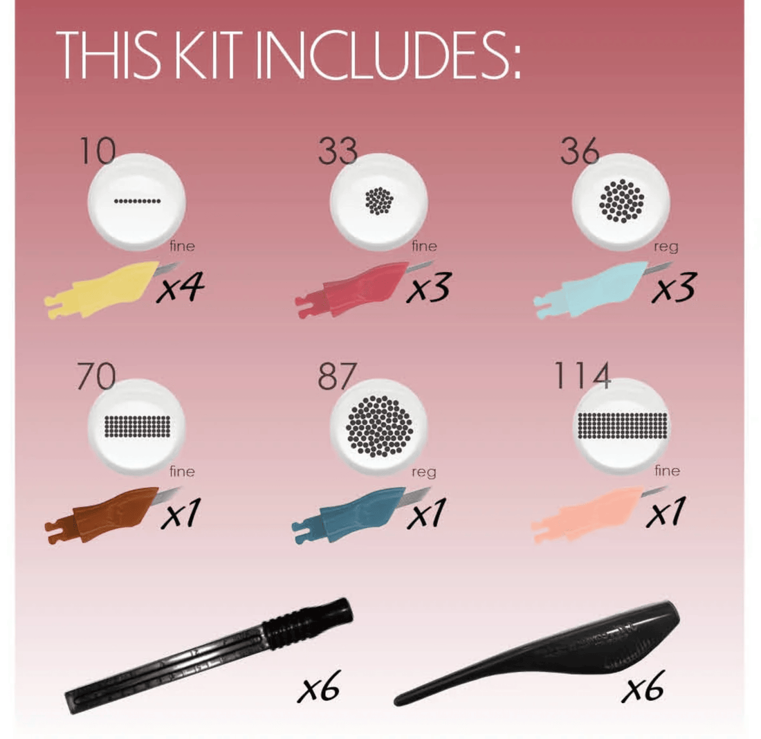 Kit de Agujas|Para todo el labio