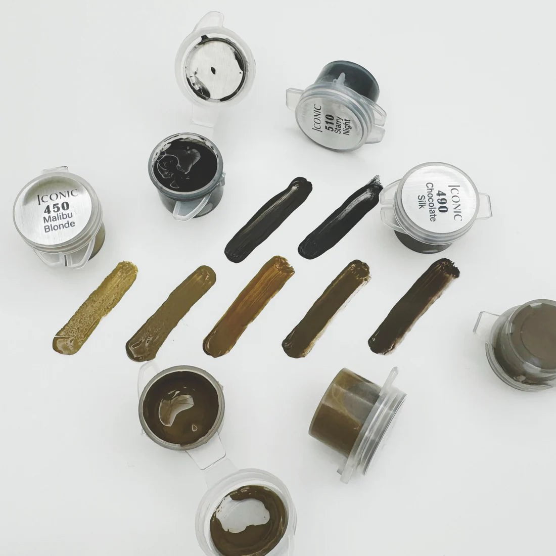 Iconic Softap Pigment Samples for Brows & Eyeliner (7 pigments)