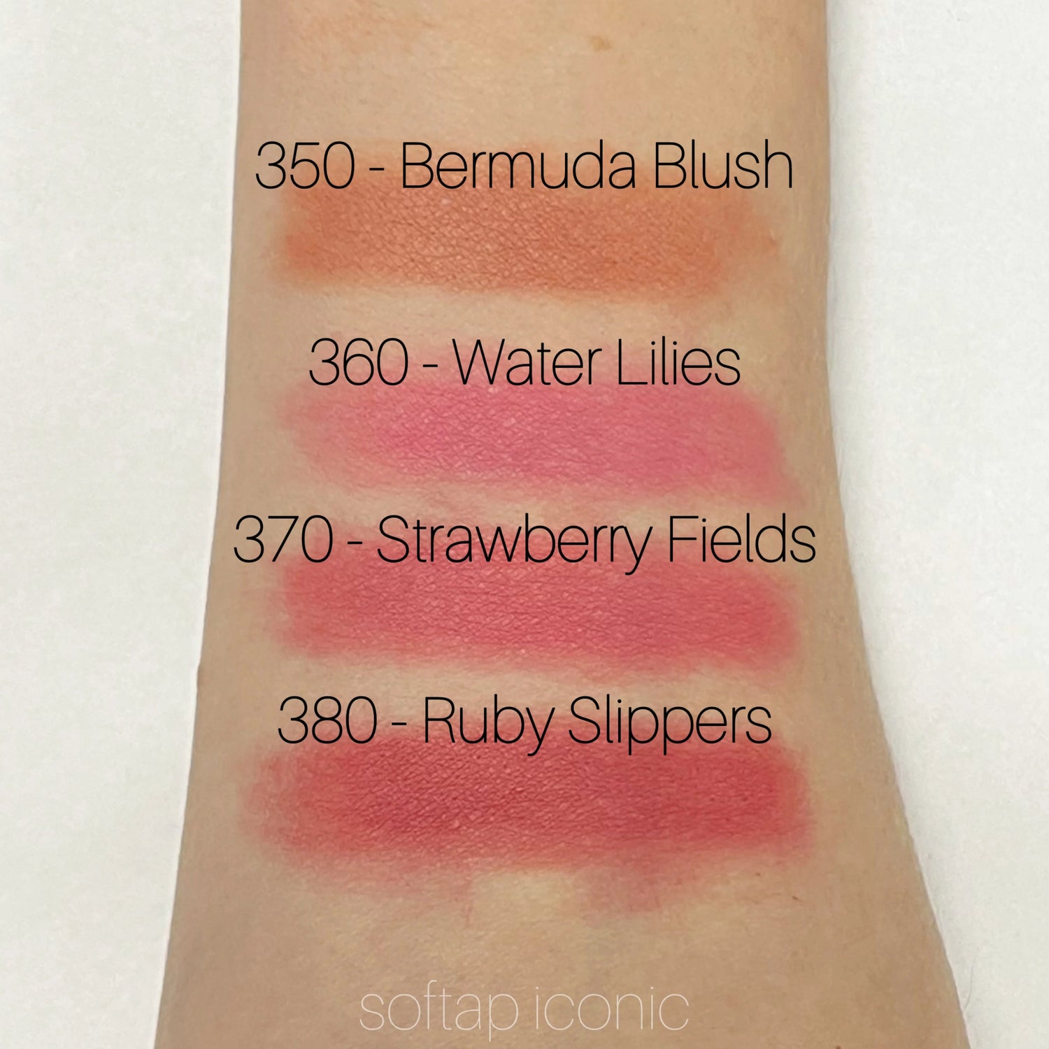 Iconic Softap Pigment Samples for Brows &amp; Eyeliner &amp; Lips (11 pigments)