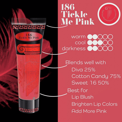 Tickle Me Pink - 186- Rojo/Rosa- Color de labios