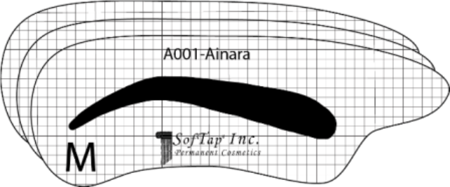 Stencil for Eyebrows A001 - Ainara