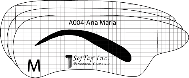 Stencil for Eyebrows A004 - Ana Maria