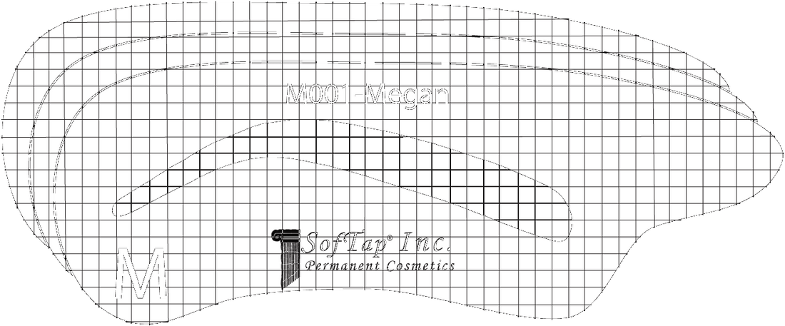 ​Stencil para Cejas M001 - Megan
