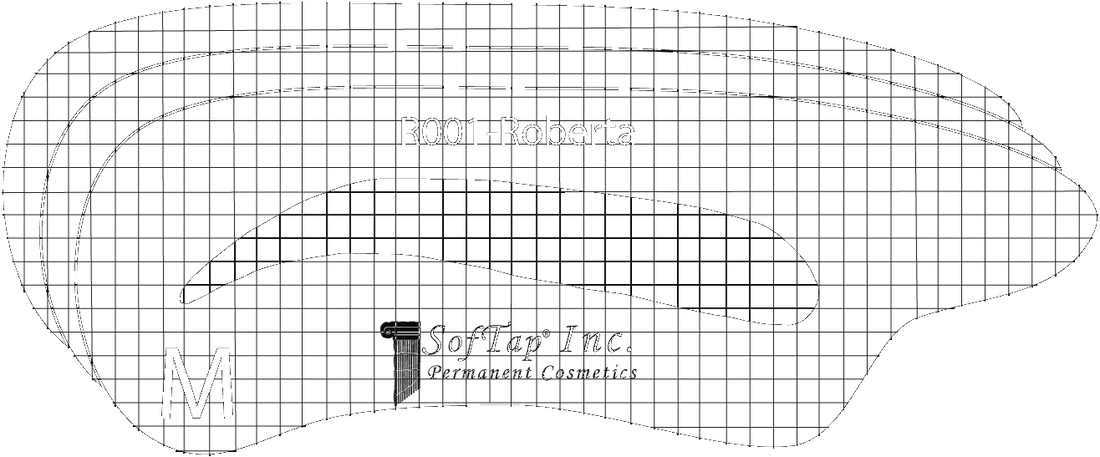 ​Stencil para Cejas R001 - Roberta