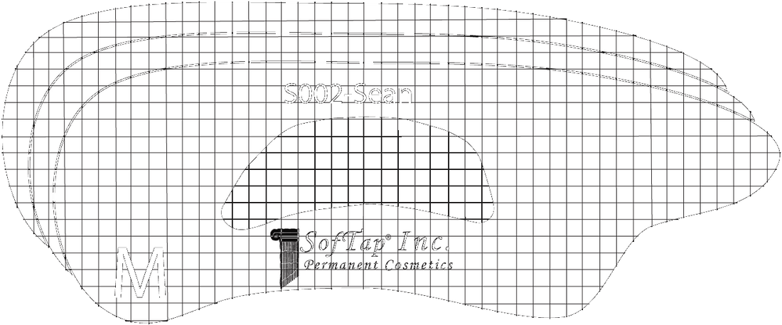Stencil for Eyebrows  S002 - Sean