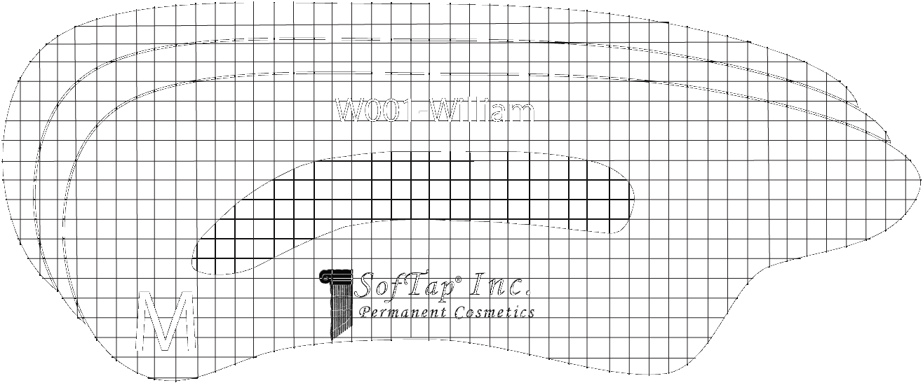 ​Stencil para Cejas W001 - William