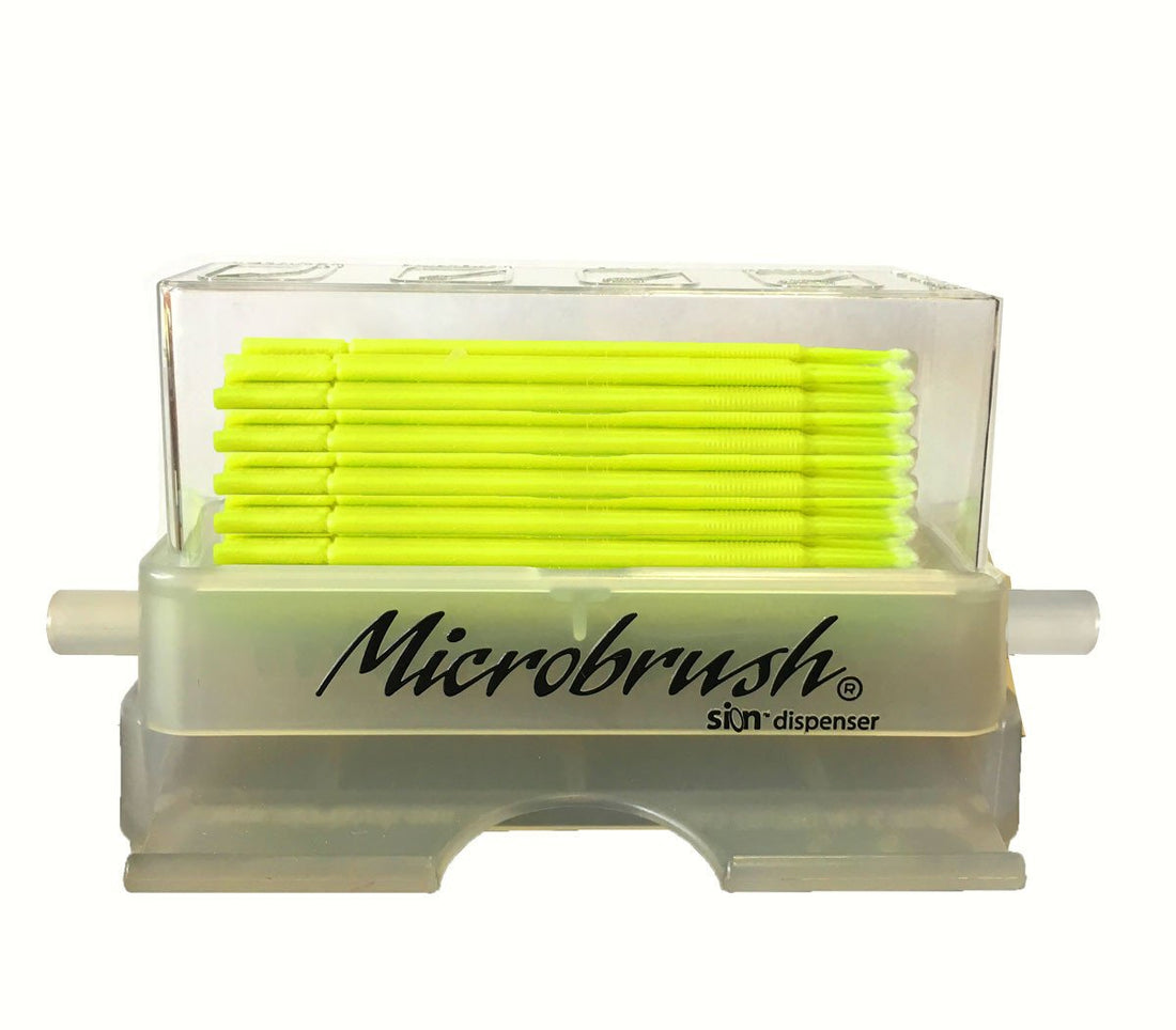 Dispenser de micro cepillos con 50 cepillos regulares
