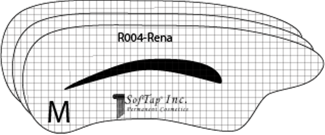 Stencil for eyebrows R004 - Rena