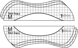 Stencil for lips T001 - Tracy